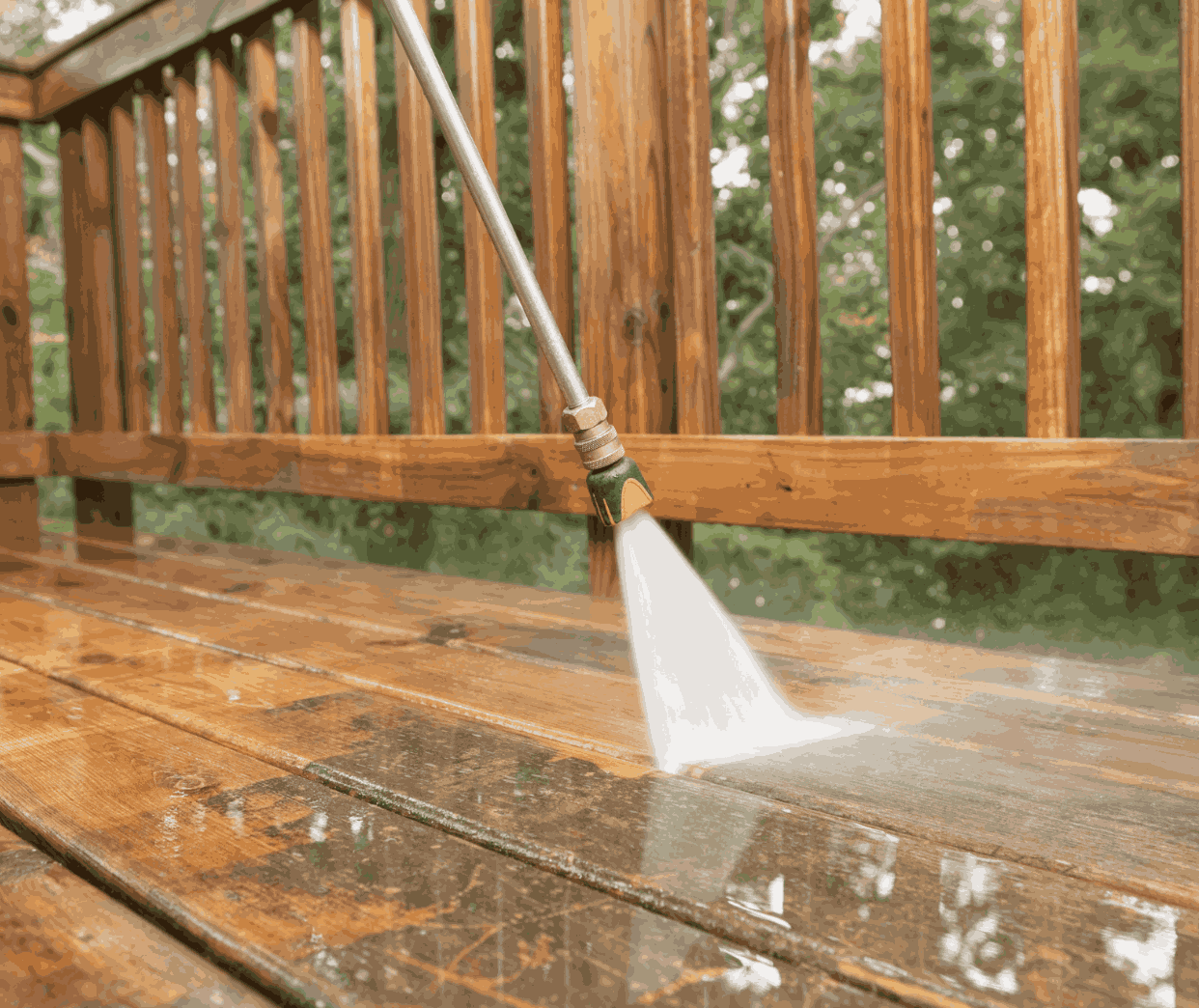 Deck and Patio Pressure Washing
